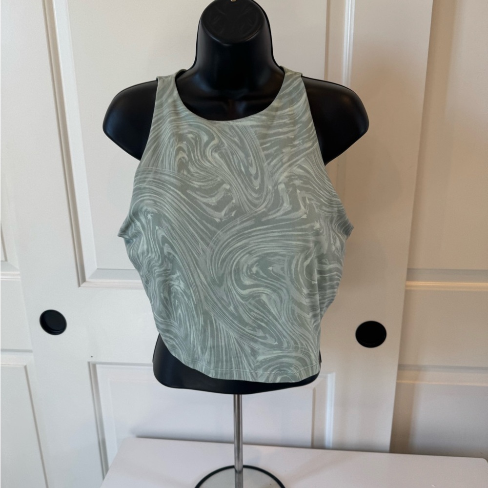 Old Navy Sage Swirl Sports Bra